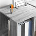 Birou cu Depozitare Gri Sonoma 130 x 50.5 x 75 cm Lemn compozit - WALTI WALTI