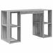 Birou cu Depozitare Gri Sonoma 130 x 50.5 x 75 cm Lemn compozit - WALTI WALTI