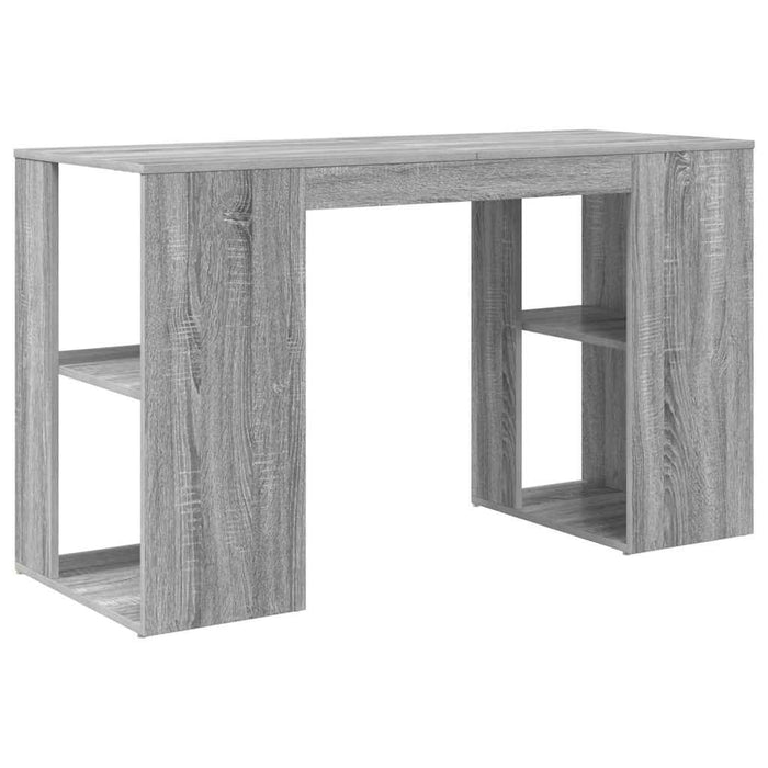 Birou cu Depozitare Gri Sonoma 130 x 50.5 x 75 cm Lemn compozit - WALTI WALTI