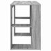 Birou cu Depozitare Gri Sonoma 130 x 50.5 x 75 cm Lemn compozit - WALTI WALTI