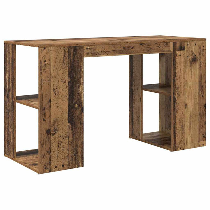 Birou cu Depozitare Lemn vechi 130 x 50.5 x 75 cm Lemn compozit - WALTI WALTI