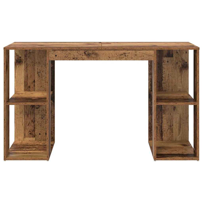 Birou cu Depozitare Lemn vechi 130 x 50.5 x 75 cm Lemn compozit - WALTI WALTI