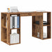 Birou cu Depozitare Lemn vechi 130 x 50.5 x 75 cm Lemn compozit - WALTI WALTI
