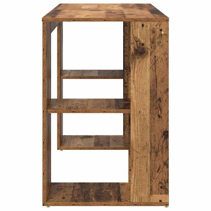 Birou cu Depozitare Lemn vechi 130 x 50.5 x 75 cm Lemn compozit - WALTI WALTI