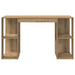 Birou cu Depozitare cu raft stejar artizanal 130 x 50.5 x 75 cm - WALTI WALTI
