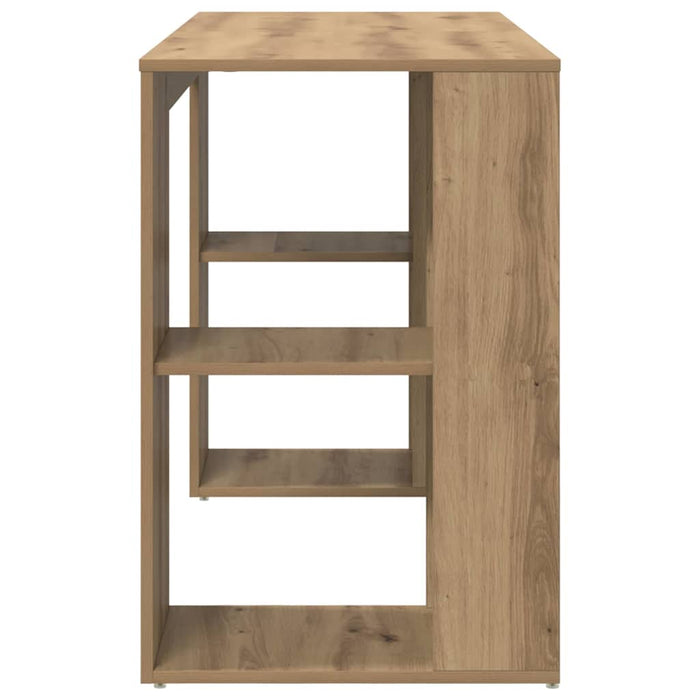 Birou cu Depozitare cu raft stejar artizanal 130 x 50.5 x 75 cm - WALTI WALTI