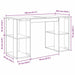 Birou cu Depozitare cu raft stejar artizanal 130 x 50.5 x 75 cm - WALTI WALTI