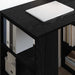 Birou cu raft Stejar Negru 90 x 50 x 75 cm Lemn compozit - WALTI WALTI