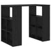 Birou cu raft Stejar Negru 90 x 50 x 75 cm Lemn compozit - WALTI WALTI