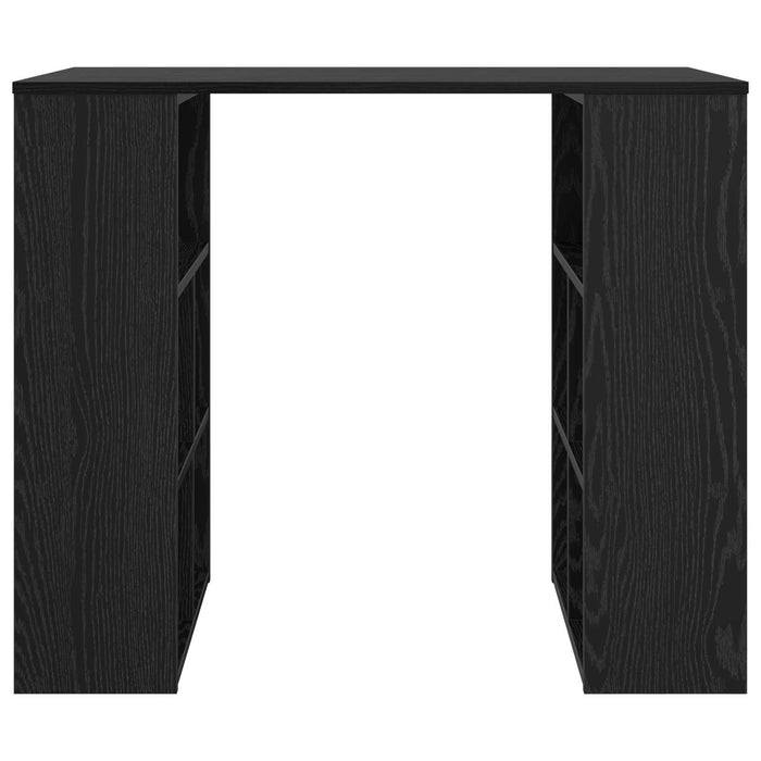 Birou cu raft Stejar Negru 90 x 50 x 75 cm Lemn compozit - WALTI WALTI