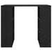 Birou cu raft Stejar Negru 90 x 50 x 75 cm Lemn compozit - WALTI WALTI