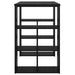 Birou cu raft Stejar Negru 90 x 50 x 75 cm Lemn compozit - WALTI WALTI