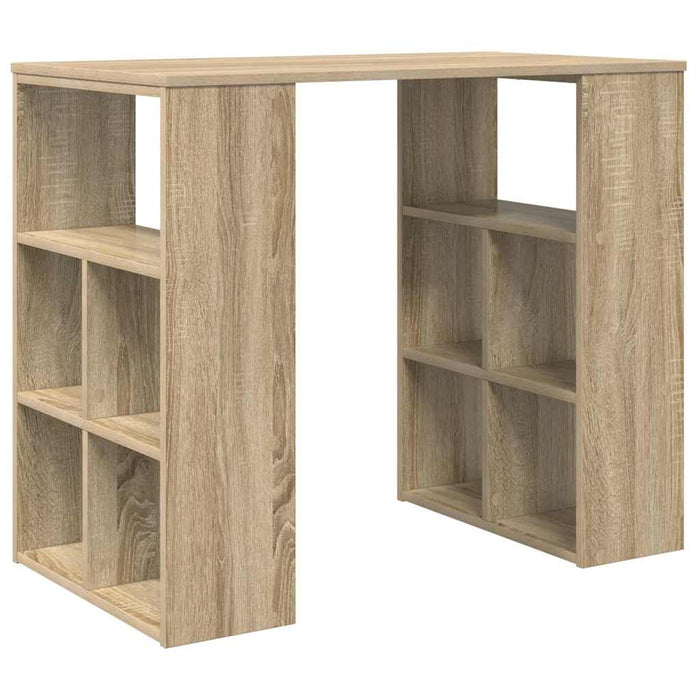 Birou cu raft Stejar Sonoma 90 x 50 x 75 cm Lemn compozit - WALTI WALTI
