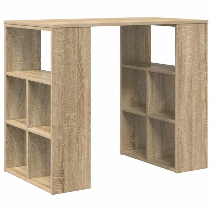 Birou cu raft Stejar Sonoma 90 x 50 x 75 cm Lemn compozit - WALTI WALTI