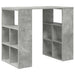 Birou cu raft Gri din beton 90 x 50 x 75 cm Lemn compozit - WALTI WALTI