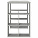 Birou cu raft Gri din beton 90 x 50 x 75 cm Lemn compozit - WALTI WALTI