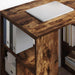 Birou cu raft Stejar fumuriu 90 x 50 x 75 cm Lemn compozit - WALTI WALTI