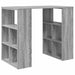Birou cu raft Gri Sonoma 90 x 50 x 75 cm Lemn compozit - WALTI WALTI