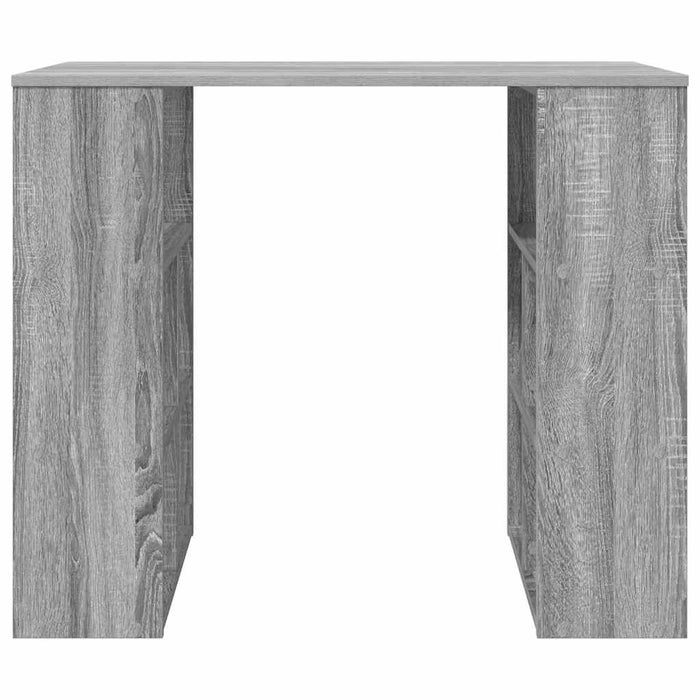 Birou cu raft Gri Sonoma 90 x 50 x 75 cm Lemn compozit - WALTI WALTI