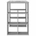 Birou cu raft Gri Sonoma 90 x 50 x 75 cm Lemn compozit - WALTI WALTI