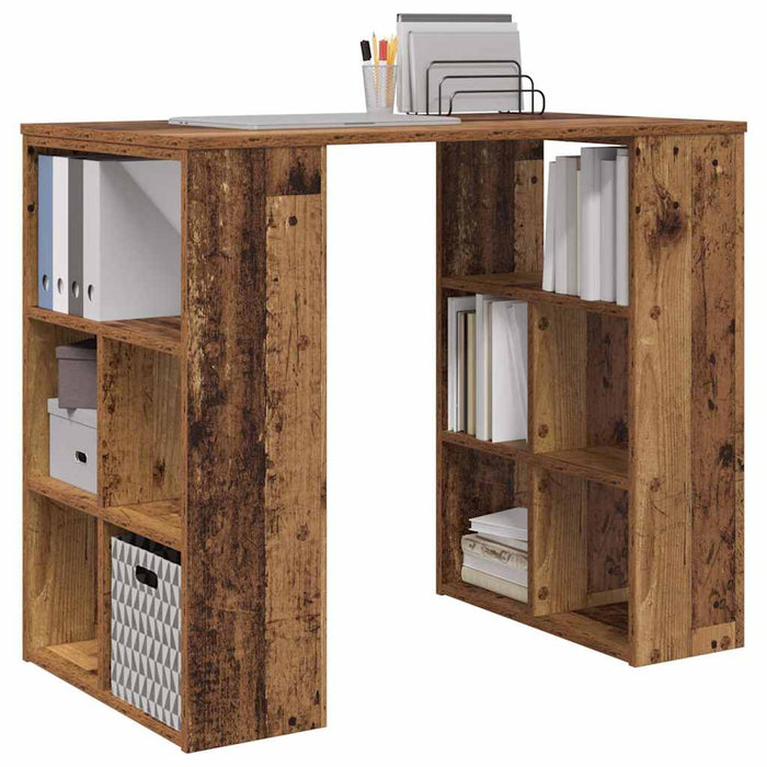 Birou cu raft Lemn Vechi 90 x 50 x 75 cm Lemn compozit - WALTI WALTI