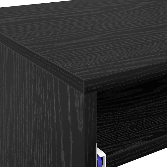 Birou cu sertar Stejar Negru 77.5 x 43 x 79 cm Lemn compozit - WALTI WALTI