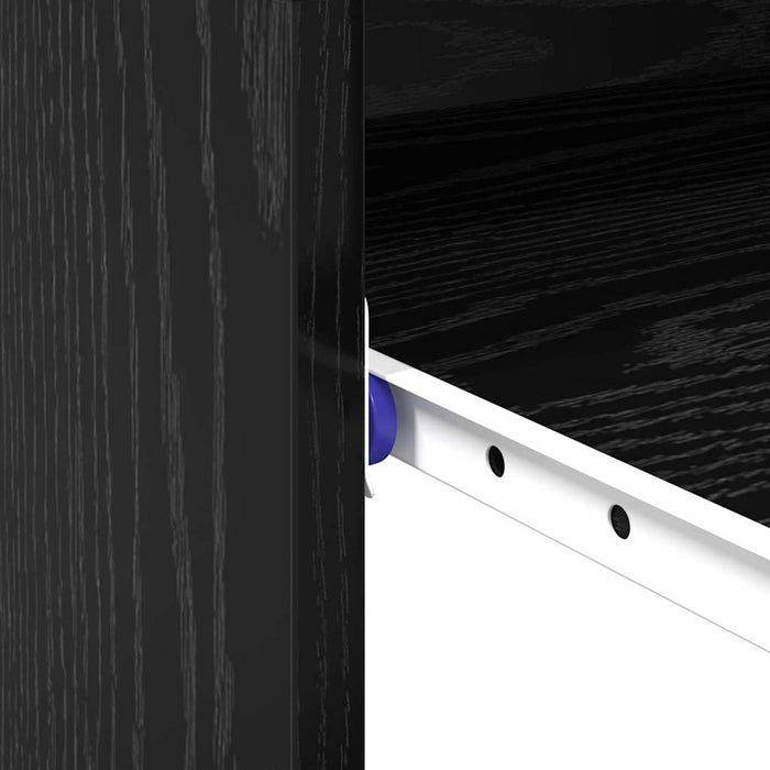 Birou cu sertar Stejar Negru 77.5 x 43 x 79 cm Lemn compozit - WALTI WALTI
