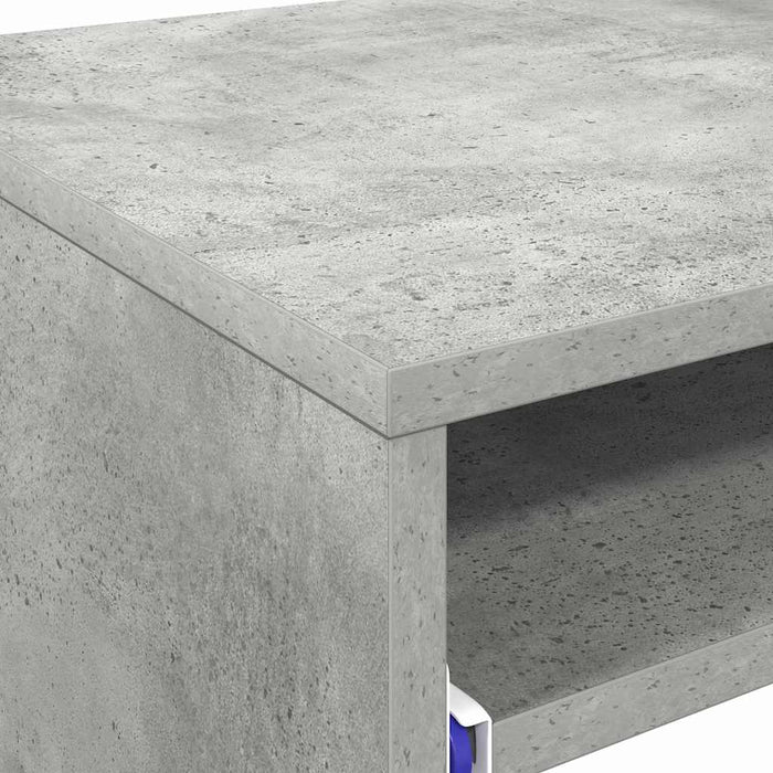 Birou cu sertar Gri din beton 77.5 x 43 x 79 cm Lemn compozit - WALTI WALTI