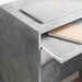 Birou cu sertar Gri din beton 77.5 x 43 x 79 cm Lemn compozit - WALTI WALTI