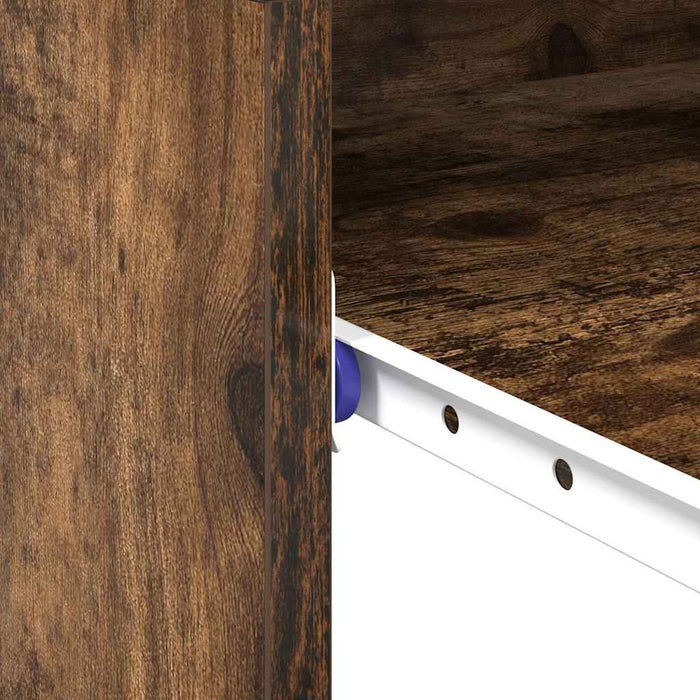 Birou cu sertar Stejar fumuriu 77.5 x 43 x 79 cm Lemn compozit - WALTI WALTI