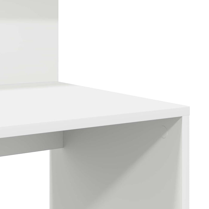 Birou cu raft Alb 90 x 48 x 101,5 cm Lemn compozit WALTI