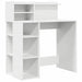 Birou cu Stocare cu raft Alb 90 x 48 x 101.5 cm Lemn compozit - WALTI WALTI