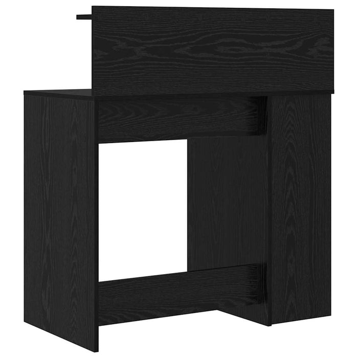 Birou cu Stocare Stejar Negru 90 x 48 x 101.5 cm Lemn compozit - WALTI WALTI