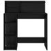 Birou cu Stocare Stejar Negru 90 x 48 x 101.5 cm Lemn compozit - WALTI WALTI