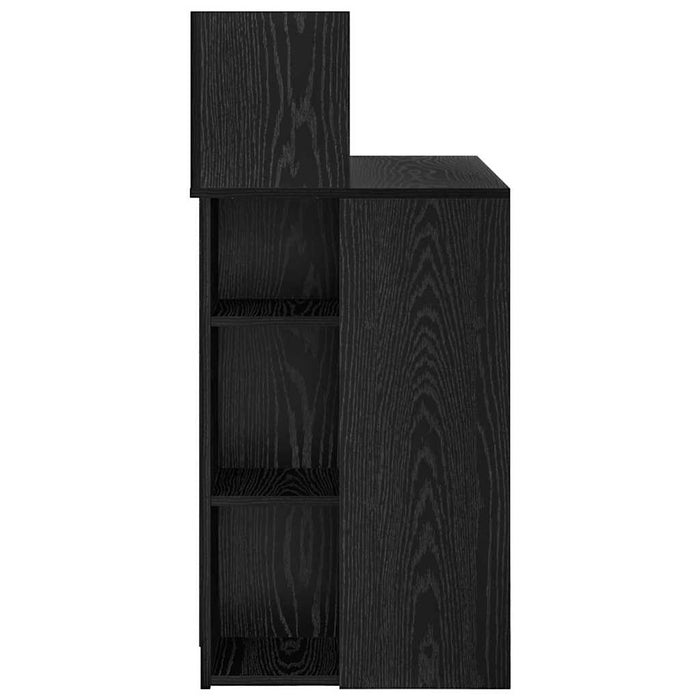 Birou cu Stocare Stejar Negru 90 x 48 x 101.5 cm Lemn compozit - WALTI WALTI