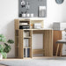 Birou cu Stocare Stejar sonoma 90 x 48 x 101.5 cm Lemn compozit - WALTI WALTI
