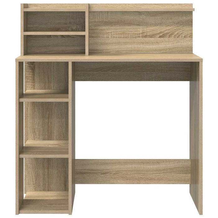 Birou cu Stocare Stejar sonoma 90 x 48 x 101.5 cm Lemn compozit - WALTI WALTI