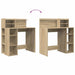 Birou cu Stocare Stejar sonoma 90 x 48 x 101.5 cm Lemn compozit - WALTI WALTI
