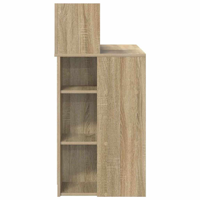 Birou cu Stocare Stejar sonoma 90 x 48 x 101.5 cm Lemn compozit - WALTI WALTI