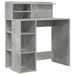 Birou cu Stocare Gri beton 90 x 48 x 101.5 cm Lemn compozit - WALTI WALTI
