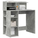 Birou cu Stocare Gri beton 90 x 48 x 101.5 cm Lemn compozit - WALTI WALTI