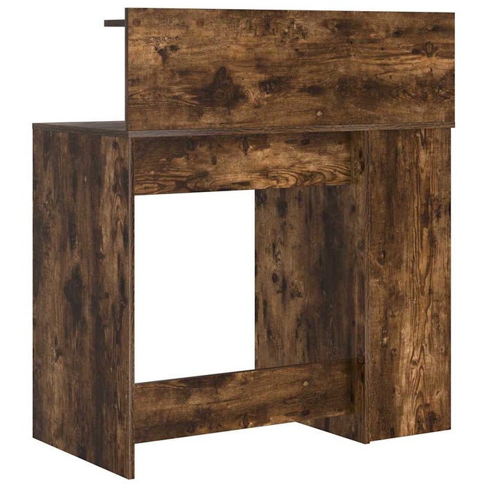 Birou cu Stocare Stejar afumat 90 x 48 x 101.5 cm Lemn compozit - WALTI WALTI