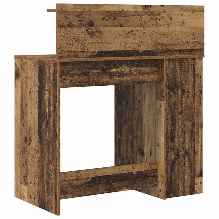Birou cu Stocare Lemn Vechi 90 x 48 x 101.5 cm Lemn compozit - WALTI WALTI