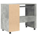 Birou cu roți Gri din beton 91 x 50 x 77 cm Lemn compozit - WALTI WALTI