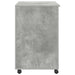Birou cu roți Gri din beton 91 x 50 x 77 cm Lemn compozit - WALTI WALTI