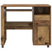 Birou cu roți cu raft Lemn Vechi 91 x 50 x 77 cm Lemn compozit - WALTI WALTI