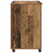 Birou cu roți cu raft Lemn Vechi 91 x 50 x 77 cm Lemn compozit - WALTI WALTI