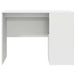 Birou cu raft cu depozitare Alb 102 x 50 x 75 cm Lemn compozit - WALTI WALTI