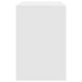 Birou cu raft cu depozitare Alb 102 x 50 x 75 cm Lemn compozit - WALTI WALTI