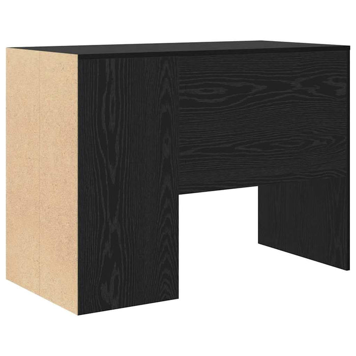 Birou cu raft Stejar negru 102 x 50 x 75 cm Lemn compozit - WALTI WALTI
